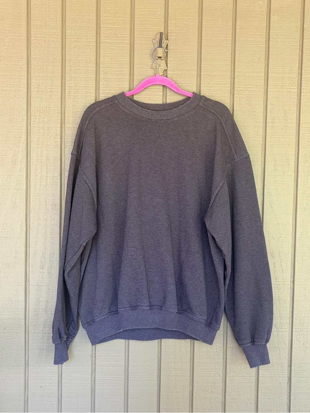 Vintage 90s Pluma by Russell Athletic Blank Crewneck Sweatshirt Charcoal Gray XL